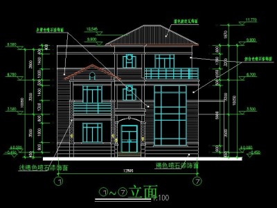 适用于13米x12米的乡村别墅图4