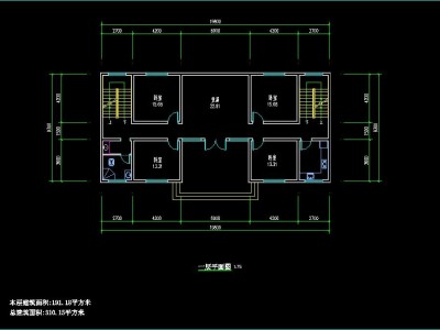 适用于20米x10米的农村传统小别墅图2